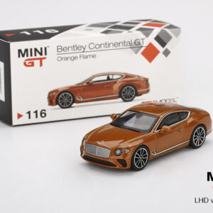 MINI GT #116 — Bentley Continental GT Orange Flame