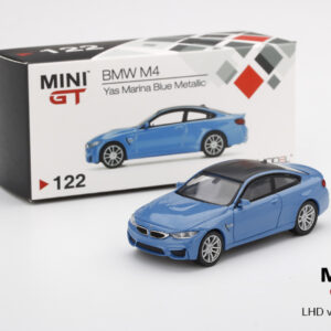 MINI GT #122 — BMW M4 (F82) Yas Marina Blue Metallic