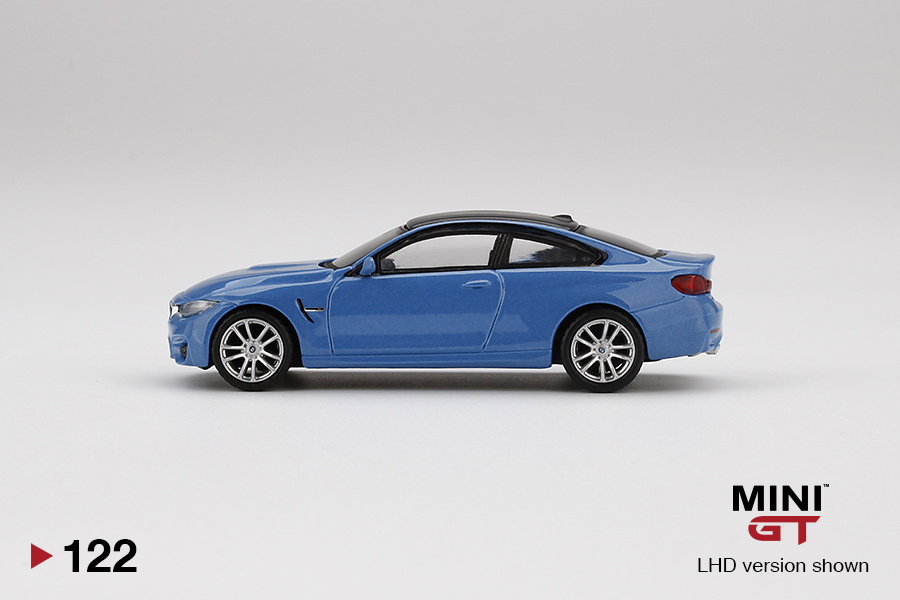 MINI GT #122 — BMW M4 (F82) Yas Marina Blue Metallic - Image 5