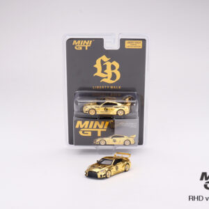 MINI GT #579 — LB-Silhouette WORKS GT NISSAN 35GT-RR Ver.1 RHD Gold Series [ 2023 LB Harajuku New Store Opening Exclusive ]