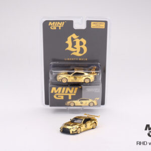 MINI GT #580 — LB-Silhouette WORKS GT NISSAN 35GT-RR Ver.2 RHD Gold Series [ 2023 LB Harajuku New Store Opening Exclusive ]