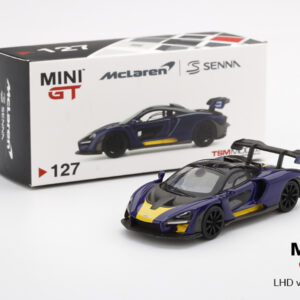 MINI GT #127 — McLaren Senna Purple/Yellow