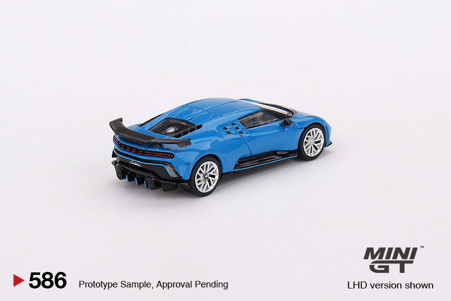 MINI GT #586 — Bugatti Centodieci Blu Bugatti LHD version only - Image 4