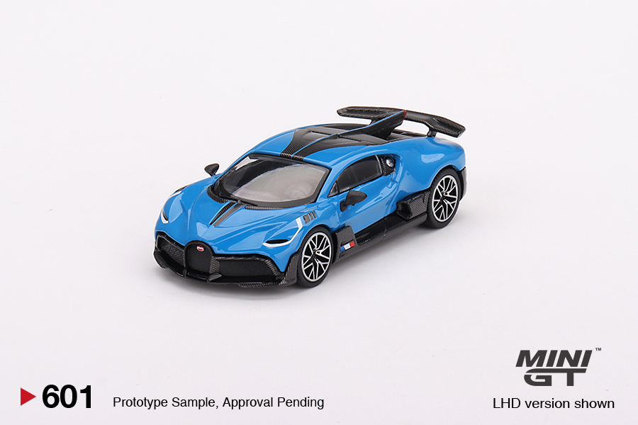 MINI GT #601 — Bugatti Divo Blu Bugatti LHD version only - Image 3