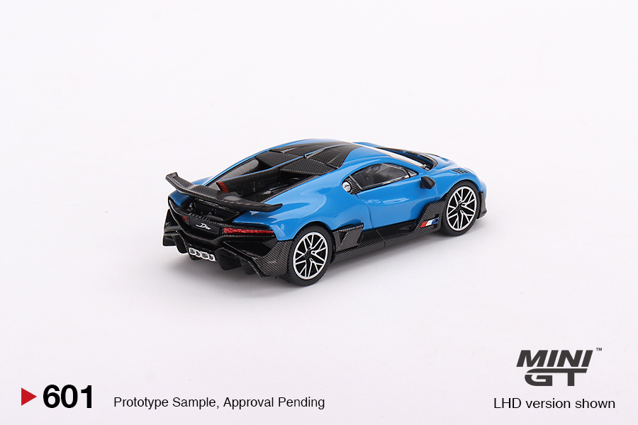 MINI GT #601 — Bugatti Divo Blu Bugatti LHD version only - Image 4