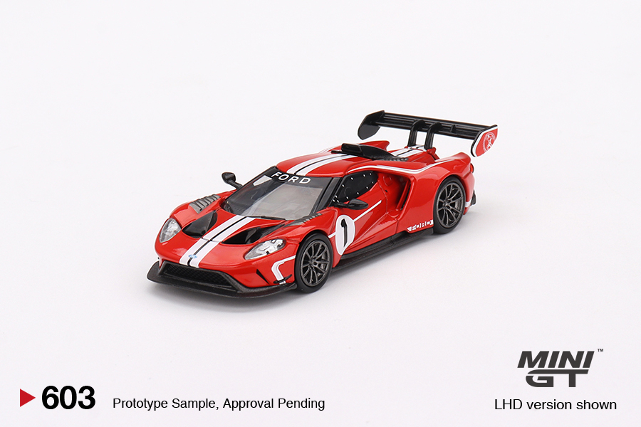 MINI GT #603 — Ford GT MK II #013 Rosso Alpha - Image 3