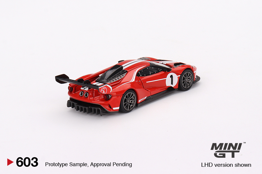 MINI GT #603 — Ford GT MK II #013 Rosso Alpha - Image 4
