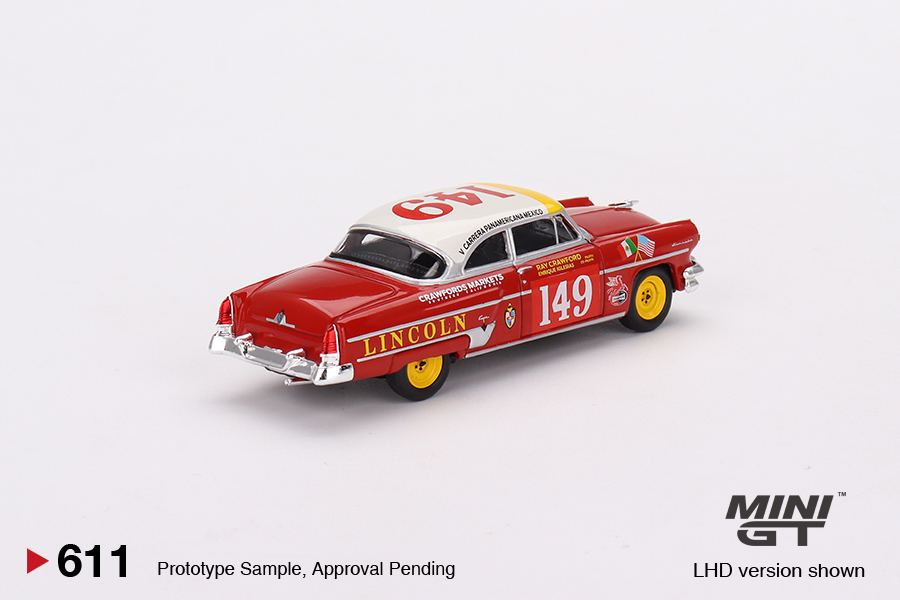 MINI GT #611 — Lincoln Capri 1954 Carrera Panamericana Class Winner #149 - Image 4