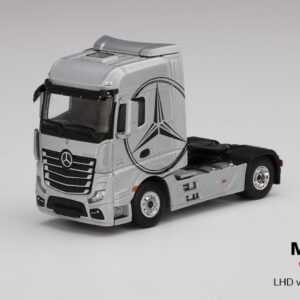 MINI GT #139 — Mercedes-Benz Actros Silver w/ Black Mercedes Logo