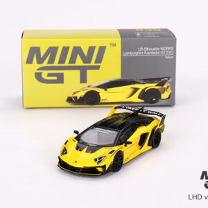 MINI GT #639 — Lamborghini LB-Silhouette WORKS Aventador GT EVO Yellow