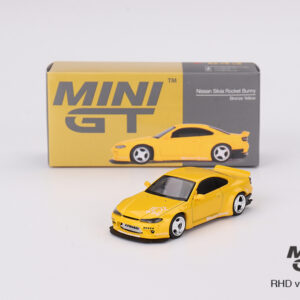MINI GT #643 — Nissan Silvia (S15) Rocket Bunny Bronze Yellow RHD version only