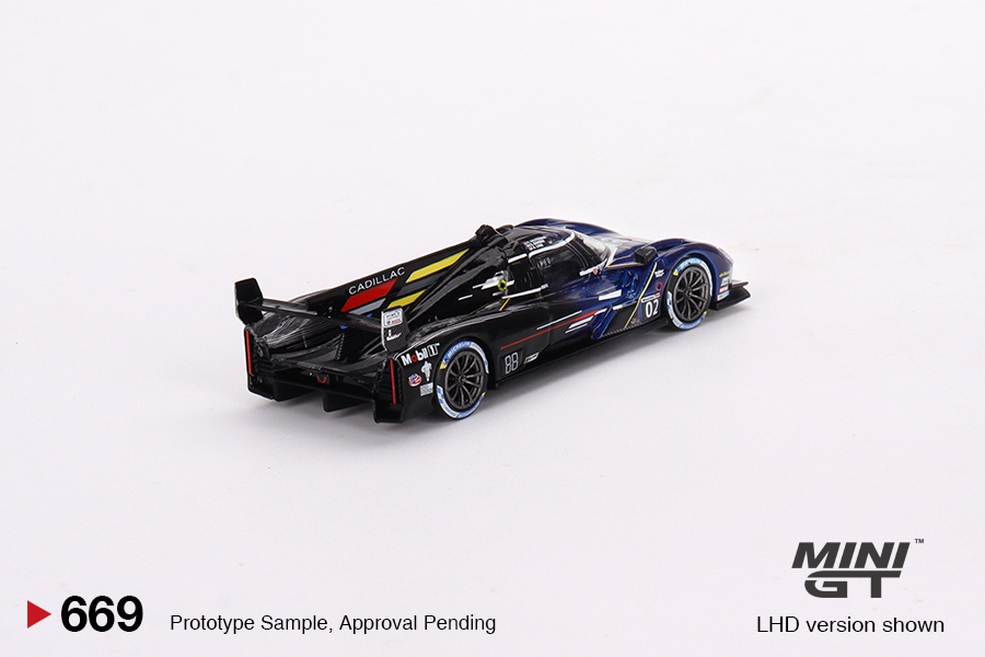 MINI GT #669 — Cadillac V-Series.R #02 Cadillac Racing 2023 IMSA Daytona 24 Hrs - Image 4