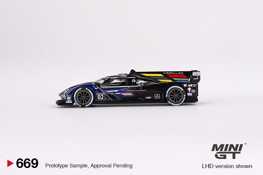 MINI GT #669 — Cadillac V-Series.R #02 Cadillac Racing 2023 IMSA Daytona 24 Hrs - Image 5