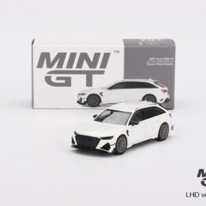 MINI GT #701 — Audi ABT RS6-R Glacier White Metallic