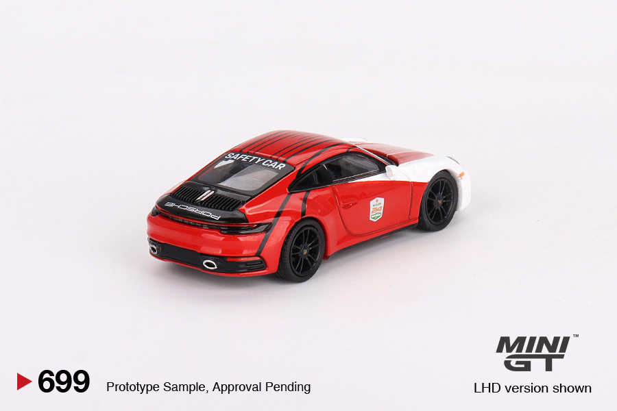 MINI GT #699 — Porsche 911 (992) Carrera S Safety Car 2023 IMSA Daytona 24 Hrs - Image 4