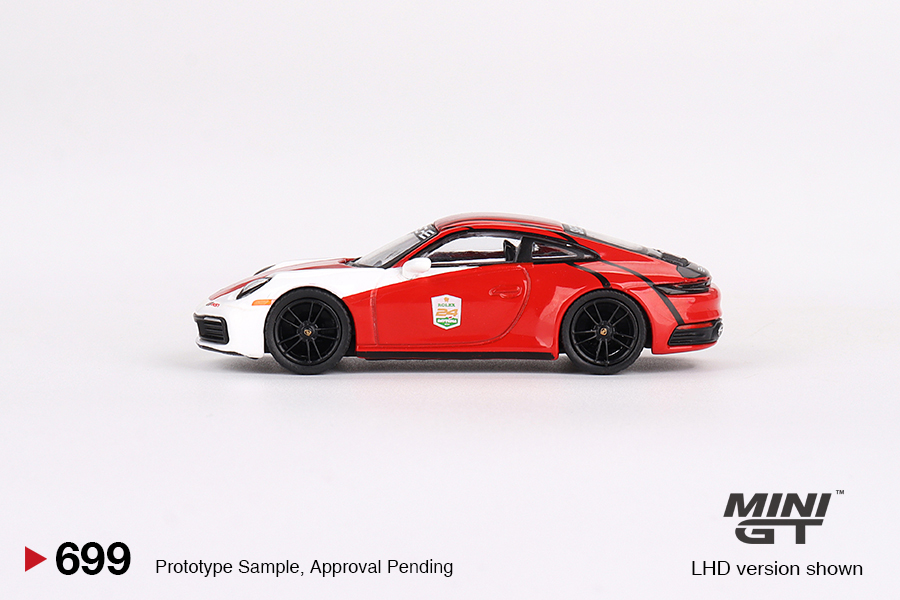 MINI GT #699 — Porsche 911 (992) Carrera S Safety Car 2023 IMSA Daytona 24 Hrs - Image 5