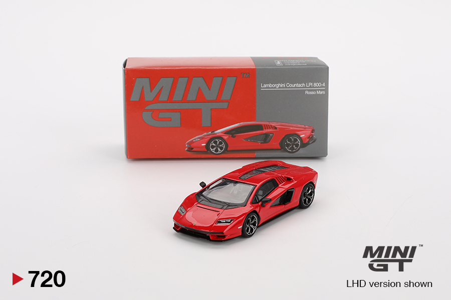 MINI GT #720 — Lamborghini Countach LPI 800-4 Rosso Mars