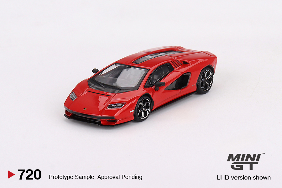 MINI GT #720 — Lamborghini Countach LPI 800-4 Rosso Mars - Image 3