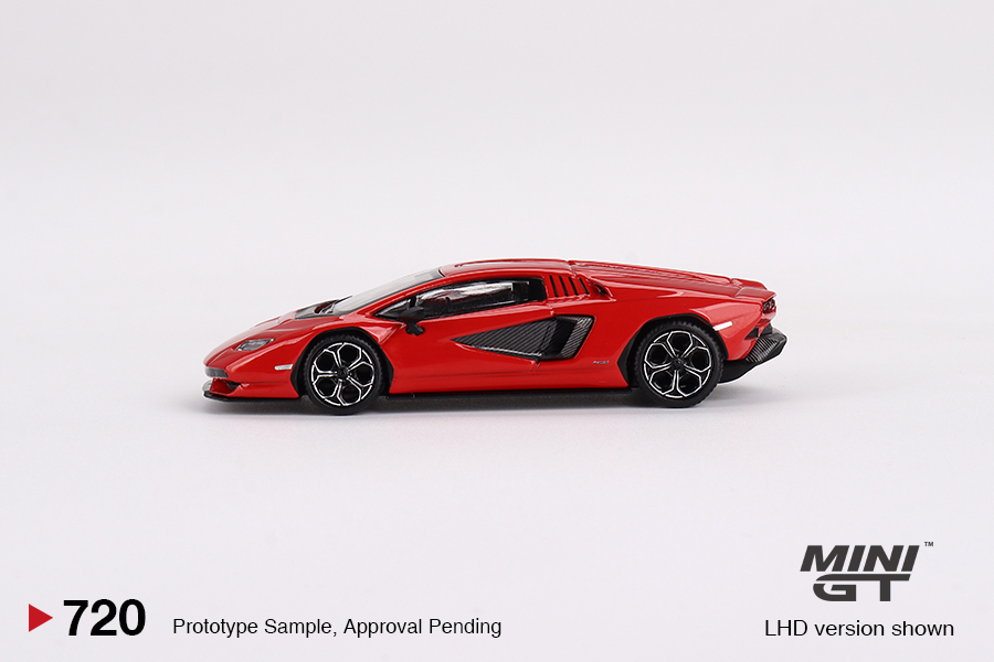 MINI GT #720 — Lamborghini Countach LPI 800-4 Rosso Mars - Image 5