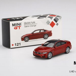 MINI GT #121 — BMW M4 (F82) Sakhir Orange
