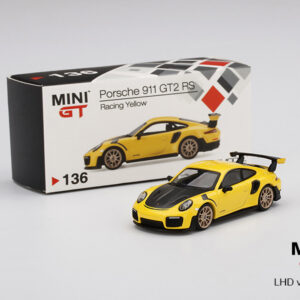 MINI GT #136 — Porsche 911 GT2 RS Racing Yellow LHD / RHD Available