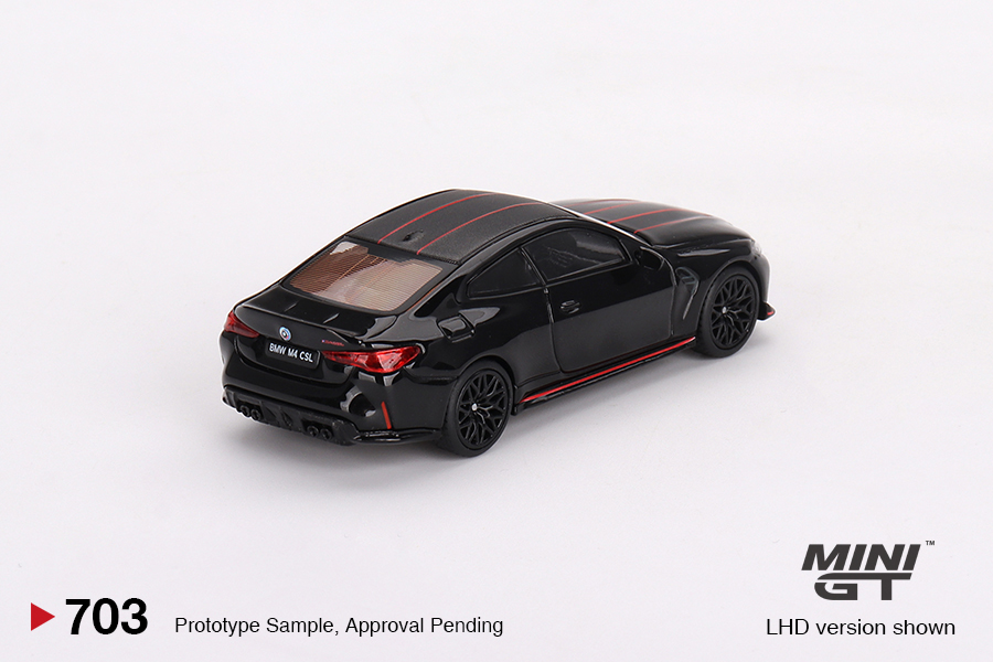 MINI GT #703 — BMW M4 CSL Black Sapphire - Image 4