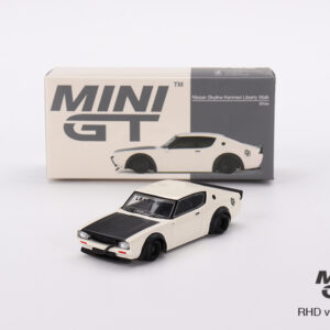 MINI GT #702 — Nissan Skyline Kenmeri Liberty Walk White