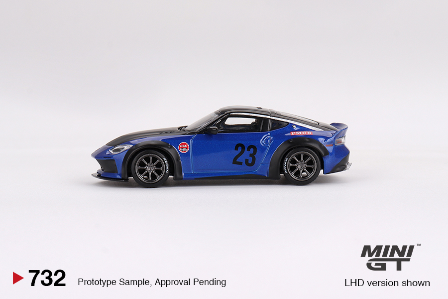 MINI GT #732 — Nissan Z LB★NATION WORKS Seiran Blue - Image 5