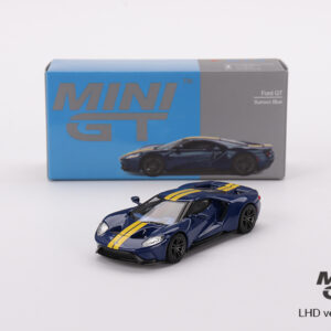 MINI GT #614 — Ford GT Sunoco Blue