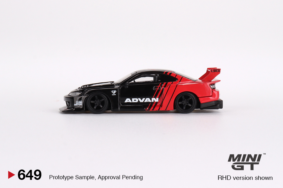 MINI GT #649 — Nissan LB-Super Silhouette S15 SILVIA ADVAN RHD version only - Image 5