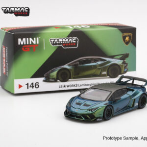 MINI GT #146 — LB★WORKS Lamborghini Huracán GT Magic Green [TARMAC EXCLUSIVE PRODUCT ] MINI GT x TARMAC