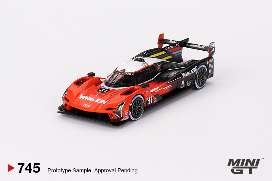 MINI GT #745 — Cadillac V-Series.R #31 Whelen Engineering Cadillac Racing 2023 IMSA Sebring 12 Hrs Winner - Image 3