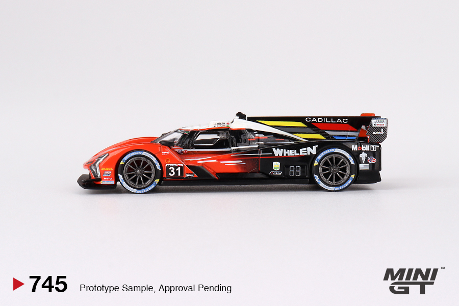 MINI GT #745 — Cadillac V-Series.R #31 Whelen Engineering Cadillac Racing 2023 IMSA Sebring 12 Hrs Winner - Image 5