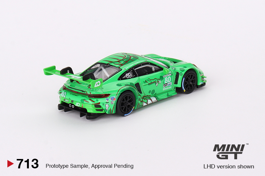 MINI GT #713 — Porsche 911 GT3 R #80 GTD AO Racing 2023 IMSA Sebring 12 Hrs - Image 4