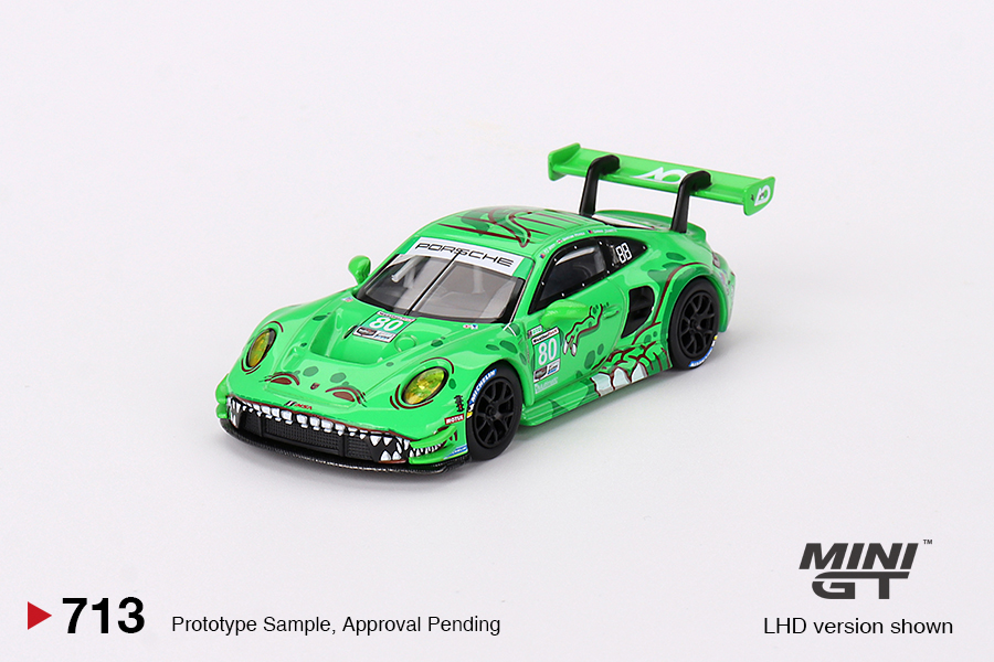 MINI GT #713 — Porsche 911 GT3 R #80 GTD AO Racing 2023 IMSA Sebring 12 Hrs - Image 3
