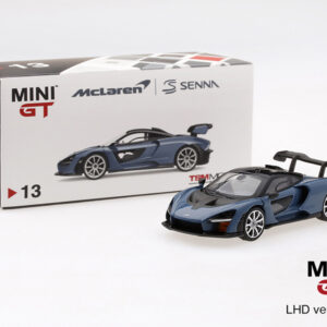MINI GT #13 — McLaren Senna Victory Grey LHD / RHD available LHD version - MGT00013-L RHD version - MGT00013-R