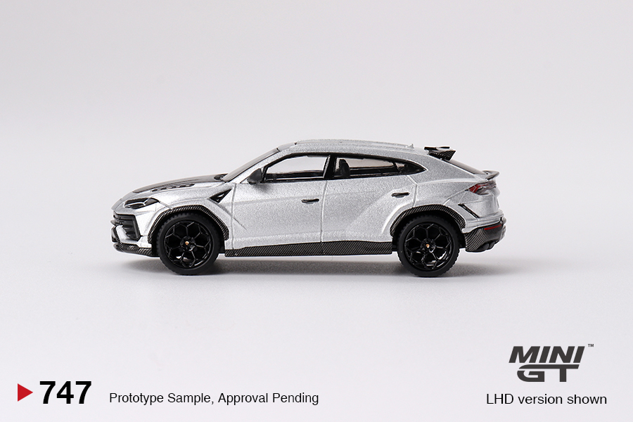 MINI GT #747 — Lamborghini Urus Performante Grigio Nimbus - Image 5