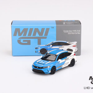 MINI GT #753 — Honda Civic Type R #3 2023 Pace Car Blue