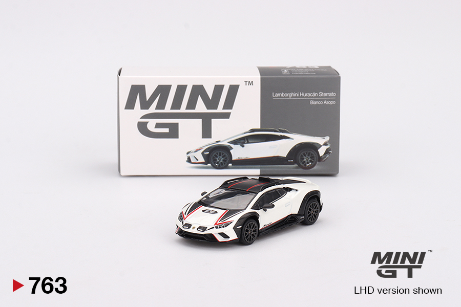 MINI GT #763 — Lamborghini Huracán Sterrato Bianco Asopo