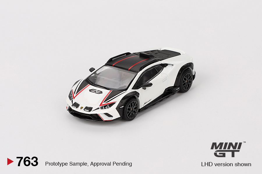 MINI GT #763 — Lamborghini Huracán Sterrato Bianco Asopo - Image 3