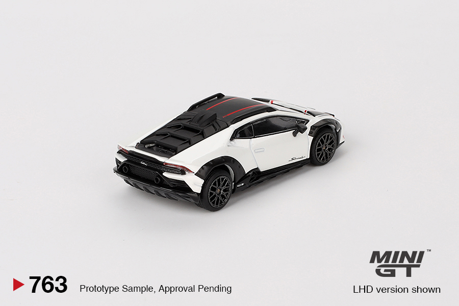 MINI GT #763 — Lamborghini Huracán Sterrato Bianco Asopo - Image 4