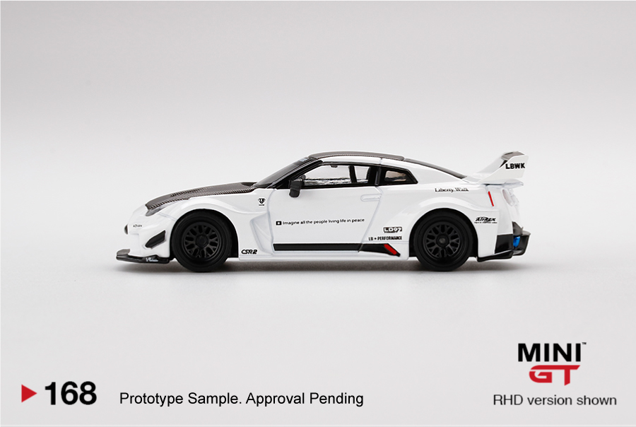 MINI GT #168 — LB-Silhouette WORKS GT NISSAN 35GT-RR Ver.1 White - Image 5