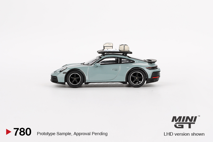 MINI GT #780 — Porsche 911 Dakar Shade Green Metallic - Image 5