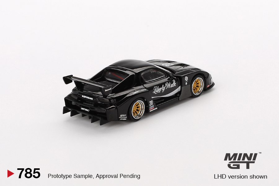 MINI GT #785 — MAZDA RX-7 LB-Super Silhouette Liberty Walk Black LHD / RHD version available - Image 4