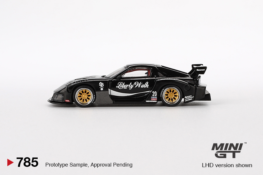 MINI GT #785 — MAZDA RX-7 LB-Super Silhouette Liberty Walk Black LHD / RHD version available - Image 5