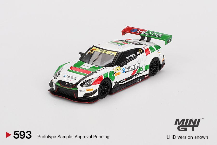 MINI GT #593 — Nissan GT-R NISMO GT3 #23 KCMG 2018 FIA GT World Cup Macau - Image 3