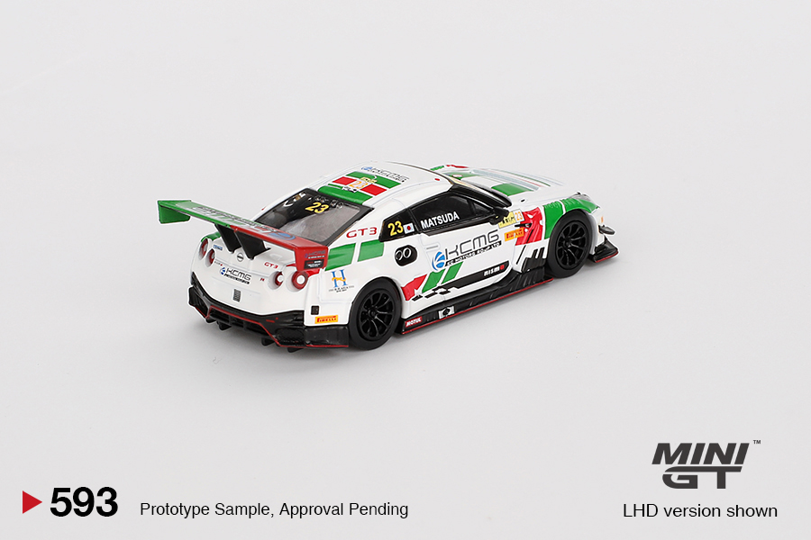 MINI GT #593 — Nissan GT-R NISMO GT3 #23 KCMG 2018 FIA GT World Cup Macau - Image 4