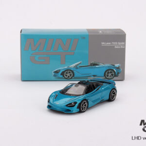 MINI GT #812 — McLaren 750S Spider Belize Blue