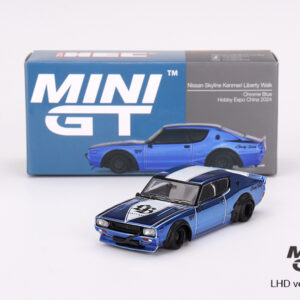 MINI GT #730 — Nissan Skyline Kenmeri Liberty Walk Chrome Blue [ Hobby Expo China 2024 ] Event Exclusive
