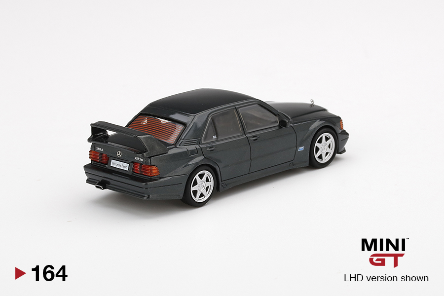 MINI GT #164 — Mercedes-Benz 190E 2.5-16 Evolution II Black Pearl Metallic - Image 4